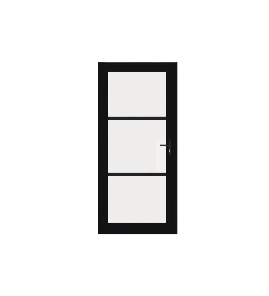 Aluminium Bespoke Single Door (2 Astragal Bars)