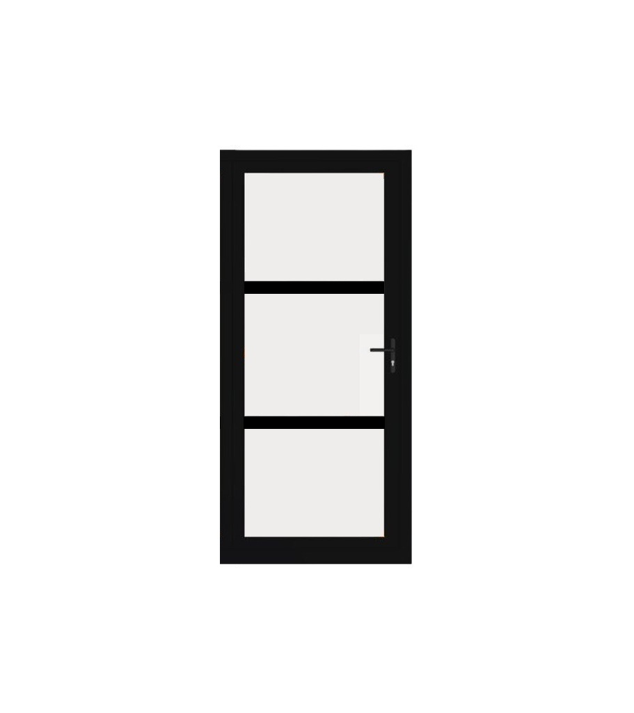 Aluminium Bespoke Single Door (2 Transom)
