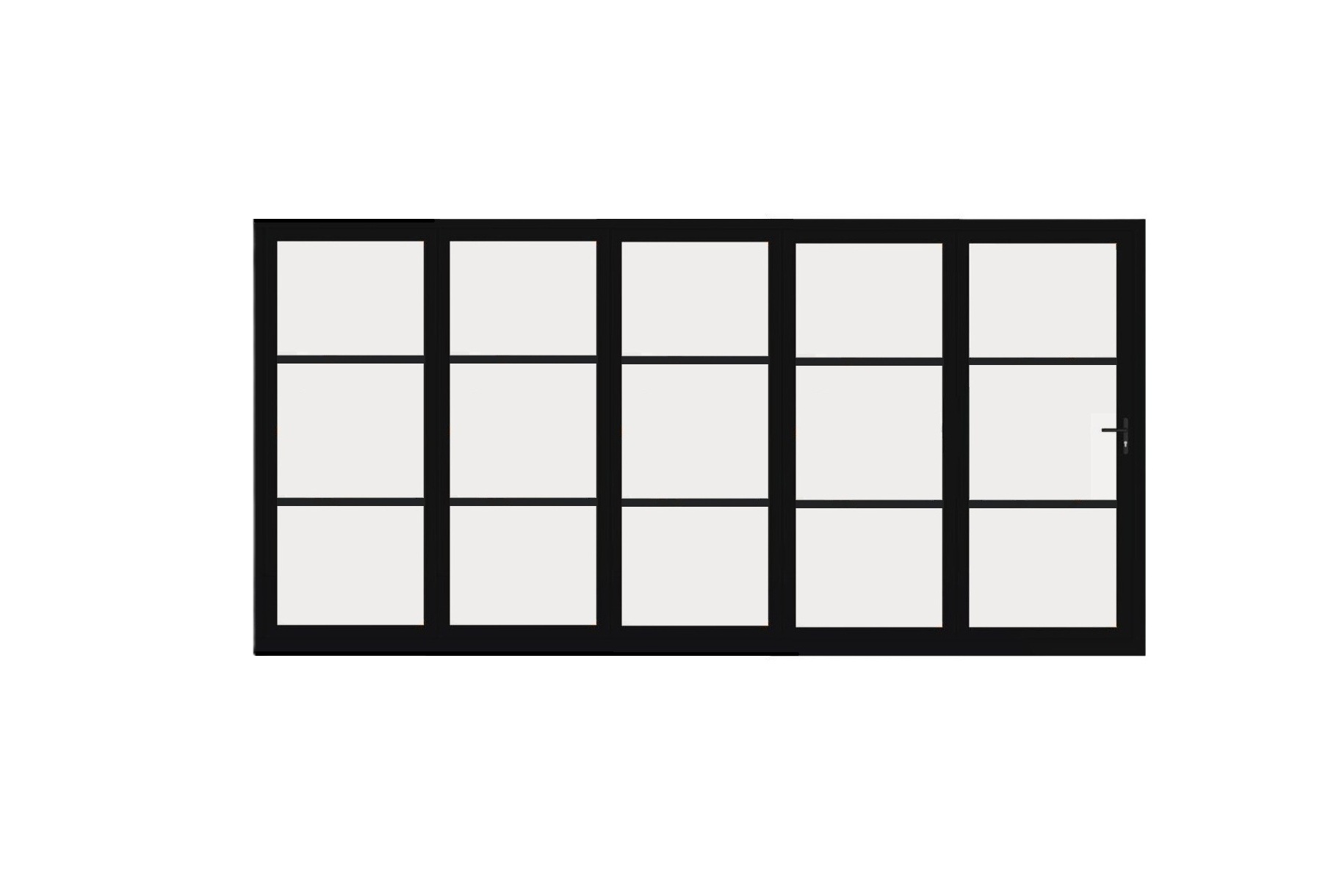 Bespoke 5 Panel Bifold (2 Astragal Bars)