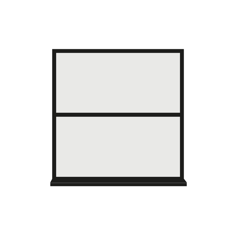 Aluminium Heritage Window – 1 Transom (Style 1)